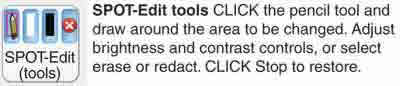ScanPro 2000 spot-edit tool