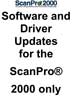 ScanPro 2000 Software Updates